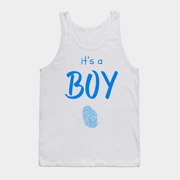 proud new mom,dad its a boy shirt "  Its A Boy Pregnancy  " Neowestvale Tank Top by Maroon55